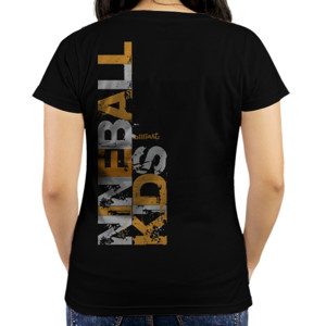 Kaos nineball kids White font| billiArt | Shirt