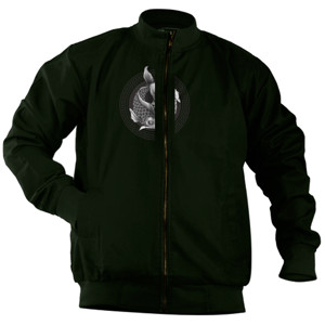 Jaket Bomber Yin yang koi fish