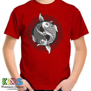 Kaos Yin yang koi fish