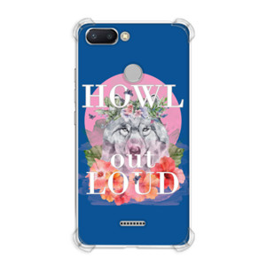 Casing HP Howl Out Loud, Wolf on pink moon