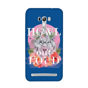 Howl Out Loud, Wolf on pink moon Casing HP