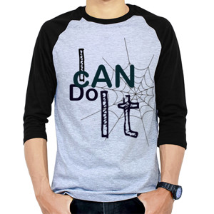 Kaos Raglan I can do It