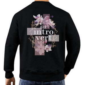 Jaket Sweater An Introvert (back side only)