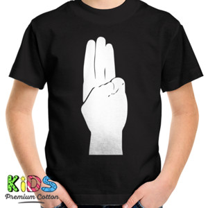 Kaos 3 Finger Salute