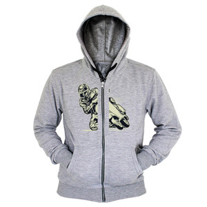 Hoodie Zipper vespa balap