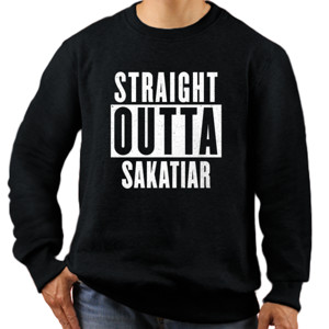 Jaket Sweater Sakatiar Straight Outta Funny Logo