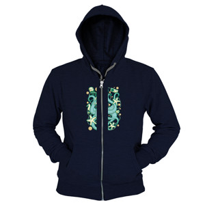 Hoodie Zipper Gurita