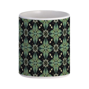 Mug Mug Batik Hitam Kembang
