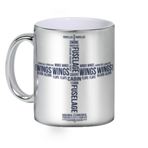 Mug Silver anatomi pesawat
