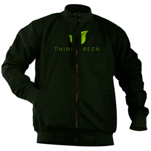 Jaket Bomber Think Green 2