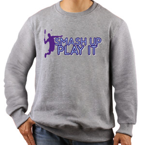 Jaket Sweater BADMINTIN SMASH UP PLAY IT