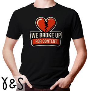 Kaos We Broke Up For Views" 1978 Style Streetwear