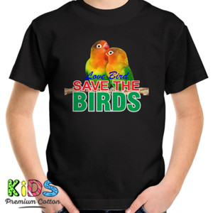 Kaos Kaos Burung Hitam Lovebird