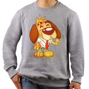 Jaket Sweater Cute Cartoon Dog - Kaos Anjing Kartun Keren