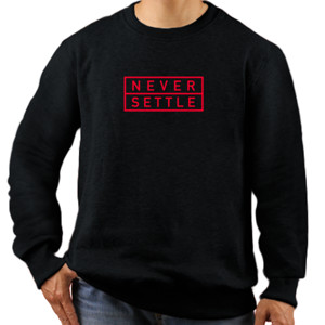 Jaket Sweater Never Settle