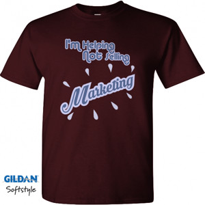 Kaos MARKETING - I'm Helping Not Selling (PSN002)