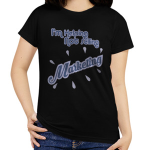 Kaos MARKETING - I'm Helping Not Selling (PSN002)