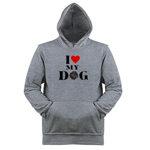 Jaket Hoodie I Love My Dog