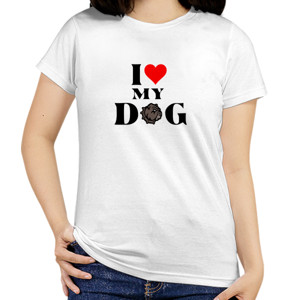 Kaos I Love My Dog