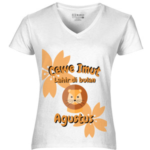 Kaos Kaos Wanita imut-Seri Bulan