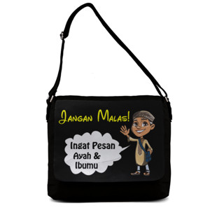 Tas Selempang Tas Sekolah Jangan Malas, Ingat Pesan Ortu