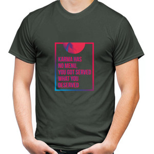 Kaos Karma has no menu Tee