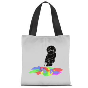 Tas Tote Fullprint Rainbow Water