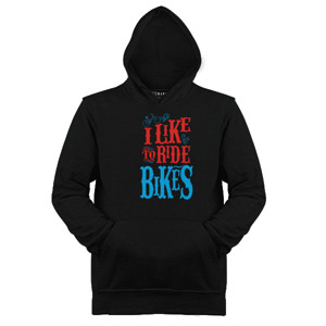 Jaket Hoodie I Like to Ride Bikes