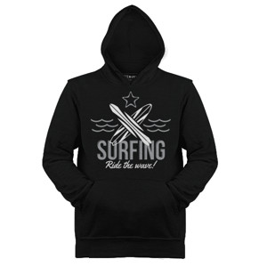 Jaket Hoodie Distro Surfing ride the wave