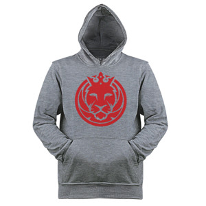 Jaket Hoodie Distro red lion king