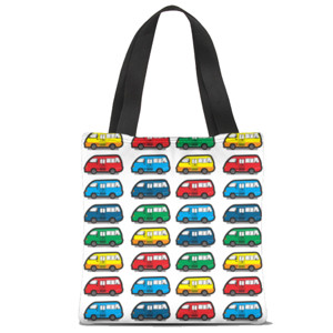 Tas Tote Fullprint Angkot Totebag