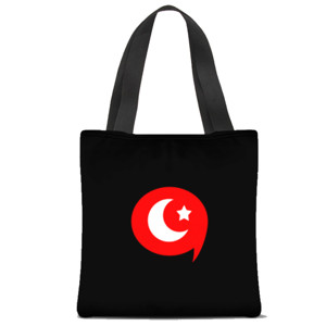 Tas Tote Fullprint i love Islam for islam lover totebags
