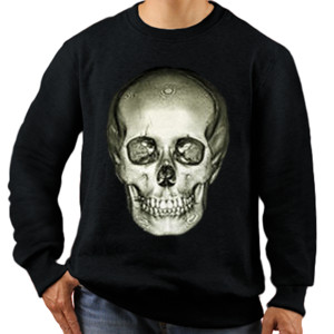Jaket Sweater 3D Skull
