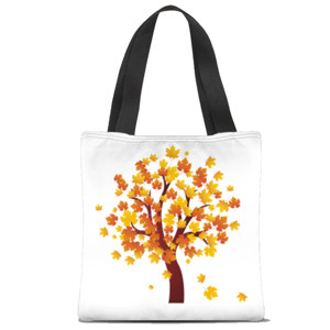 Tas Tote Fullprint Pohon Maple