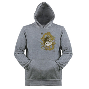 Jaket Hoodie Chinese Dragon Yin Yang