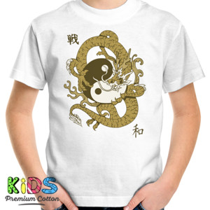 Kaos Chinese Dragon Yin Yang