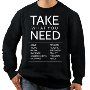 Jaket Sweater Take What You Need 