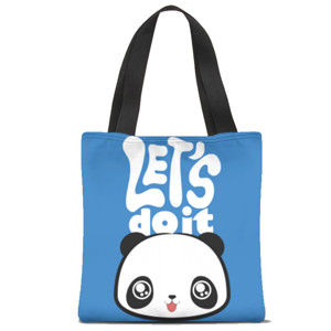 Tas Tote Fullprint LETS DO IT