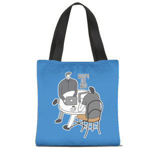 Tas Tote Fullprint Kopi Is Me