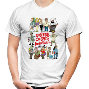 Kaos Mice Cartoon: United Colors of Indonesia