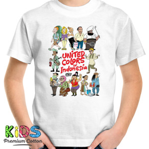 Kaos Mice Cartoon: United Colors of Indonesia