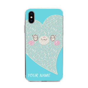 Teddy bear love blue Casing HP
