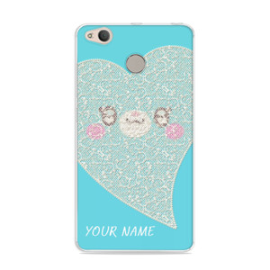 Casing HP Teddy bear love blue