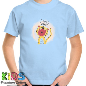 Kaos anak Born To Roar