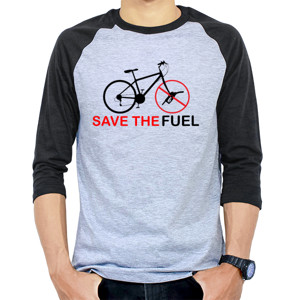 Kaos Raglan  Save The Fuel
