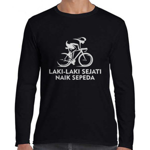 Kaos Gowes Laki-Laki Sejati sepeda