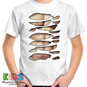 Kaos Desain sobek realistis