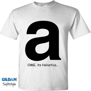 Kaos OMG, its Helvetica