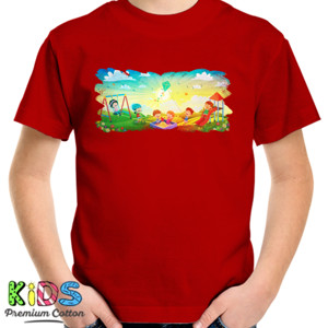 Kaos Happy Time - Bahagia Bermain Bersama - Kaos Anak