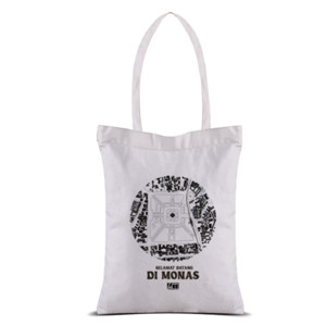 Tas Tote Tote Bag Kanvas Selamat Datang di Monas